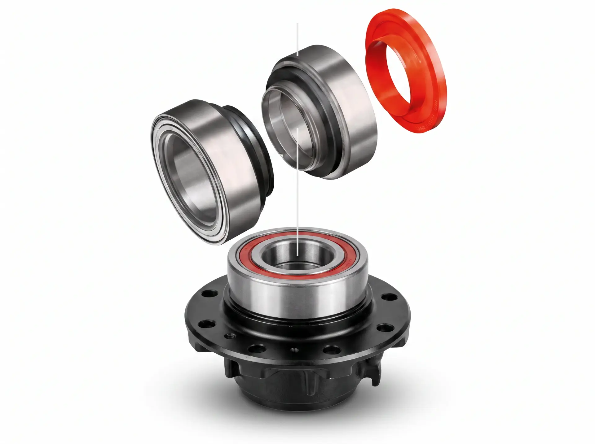 Heavy duty truck wheel hub bearing unit